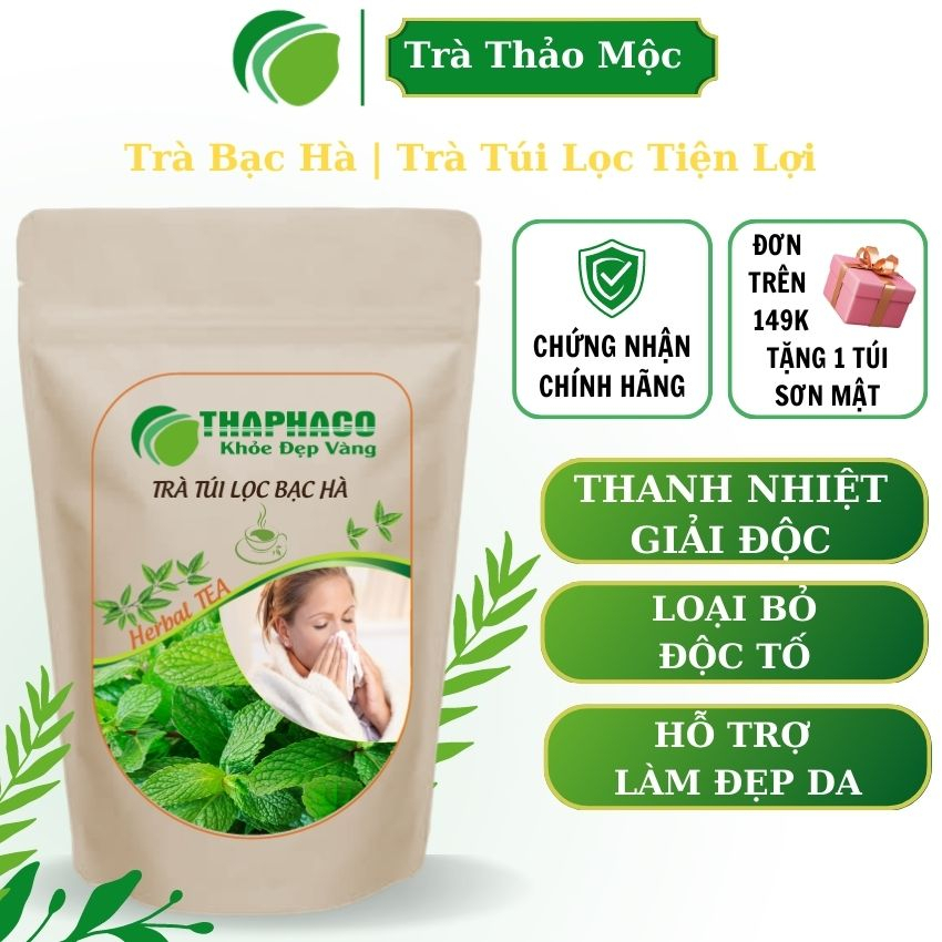 [ Trà Thảo Dược ] Trà Túi Lọc Bạc Hà THAPHACO