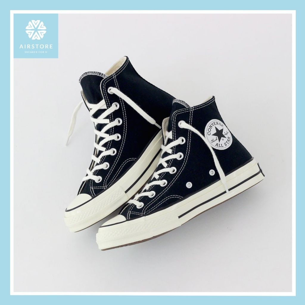 Giày Converse_Cổ Cao, Giày Converse_Cổ Thấp Màu Trắng Đen Hàng Cao Cấp Full Box Bill - AIRSTORE