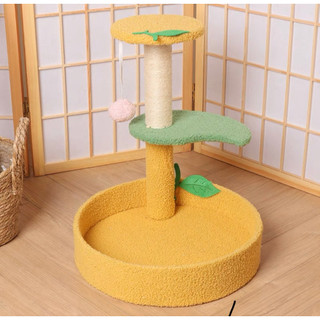 Trụ cào móng cây cào móng nhà cây cào móng cat tree kèm đồ chơi cho mèo xả stress