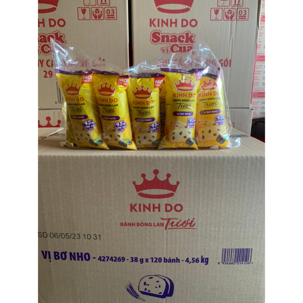 Bánh Bông lan Nho Kinh Đô 38g