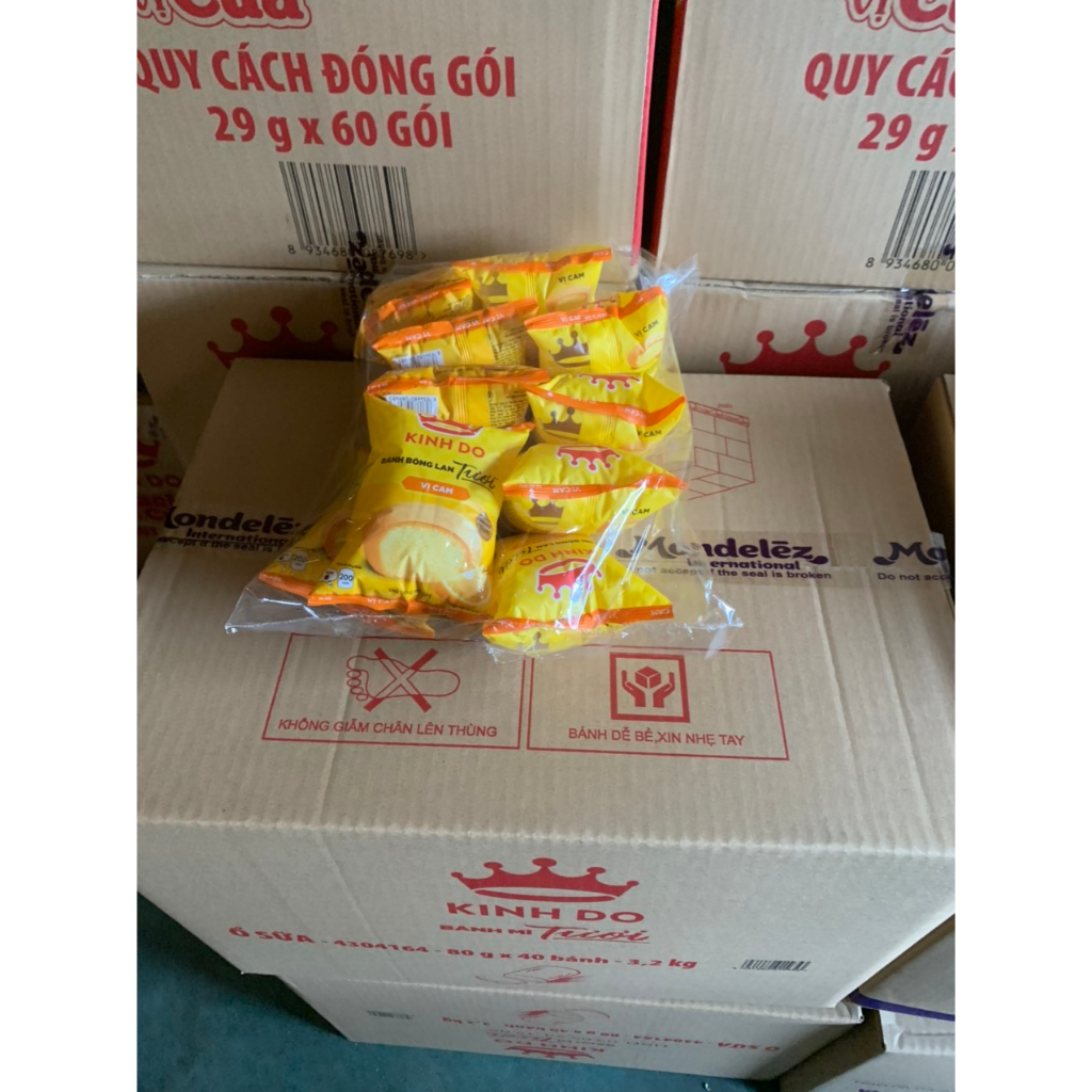 Bánh Bông Lan hạt Socola và Vị Cam