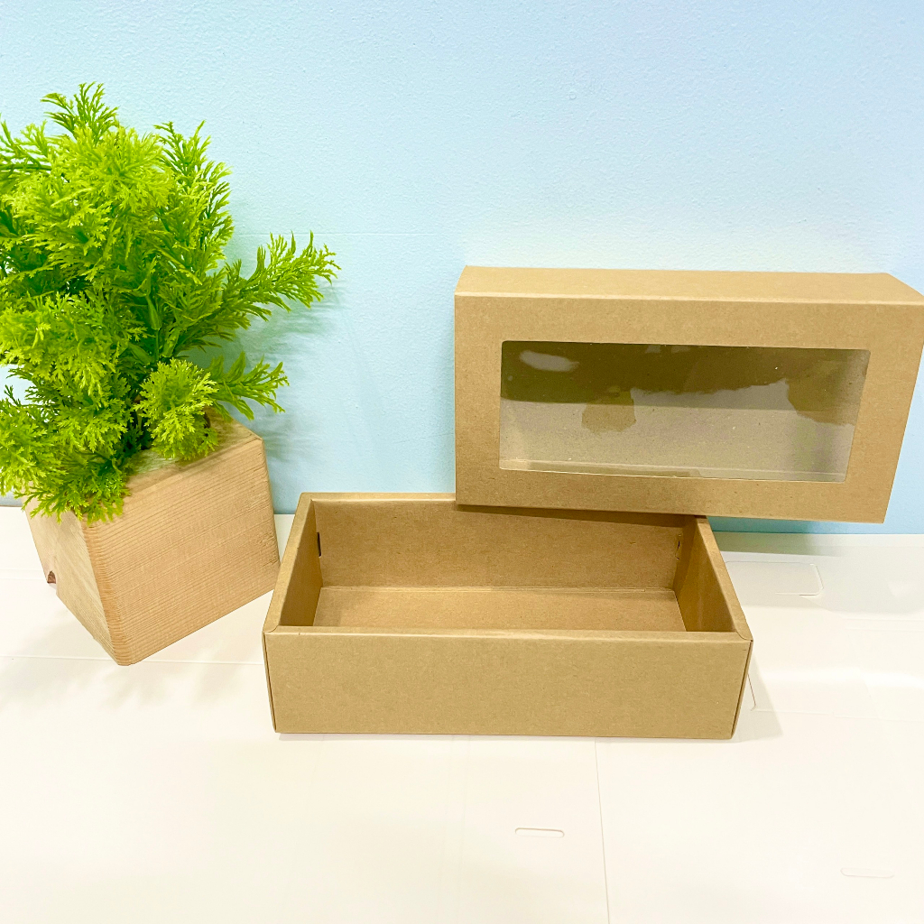 Hộp giấy kraft  nắp kéo 18x9x5.5cm  combo 100 hộp