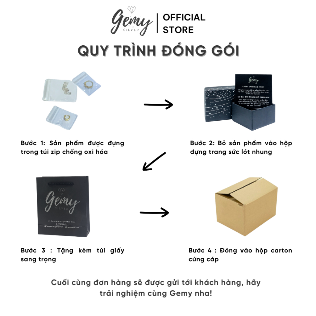 Khuyên tai nam nữ bạc 925 đính đá màu xanh phong cách unisex Uri (1 chiếc) | GEMY SILVER K187