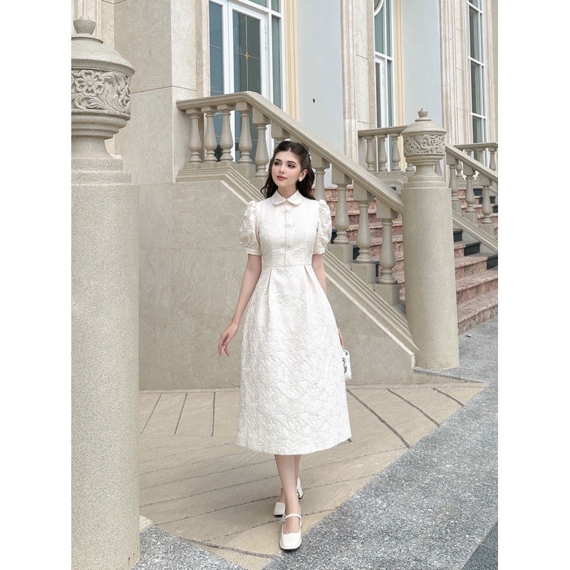 Jennifer Dress - váy sơ mi hở lưng dáng dài SEDUISANT.REV