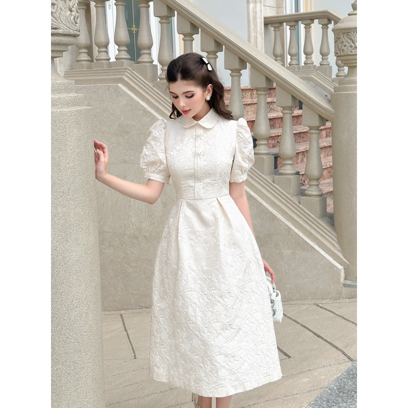 Jennifer Dress - váy sơ mi hở lưng dáng dài SEDUISANT.REV