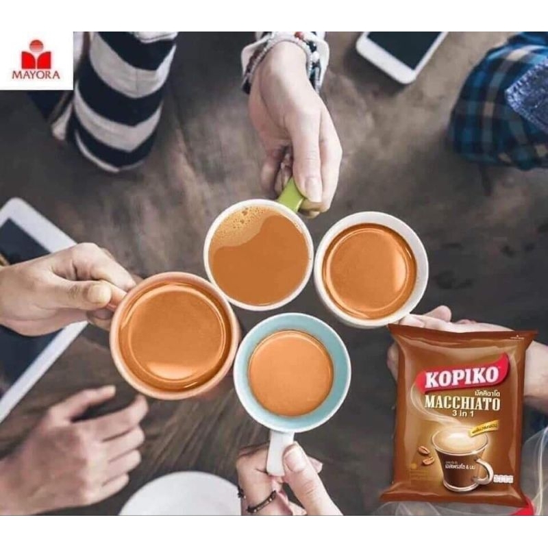 Combo 3 Túi Cafe KOPIKO MACCHIATO 3in