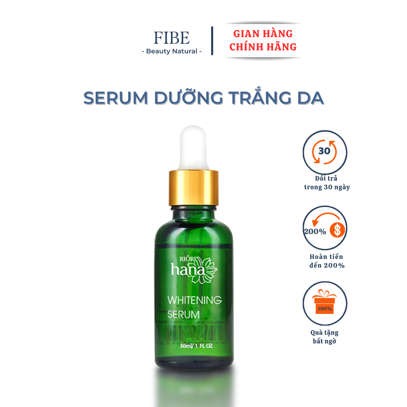 Serum dưỡng trắng da mặt RIORI, dưỡng trắng, dưỡng ẩm da 30ml