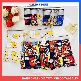 Quần sịp quần lót nam doremon thun lạnh cao cấp,quần sịp đùi nam thun lạnh hoạt hình doremon, cờ mỹ - GALIO