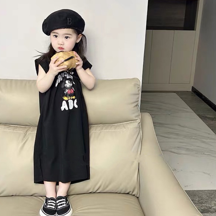 Váy xuông cotton cho bé gái mickey MIMIYAN KIDS 11kg đến 34kg