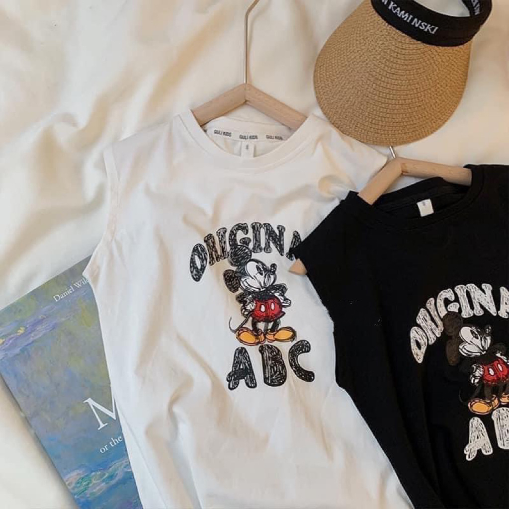 Váy xuông cotton cho bé gái mickey MIMIYAN KIDS 11kg đến 34kg