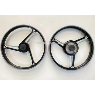 Cặp mâm-vành kiểu 3 cây cnc nguyên khỗi cho sirius, jupiter, taurus, exciter 2006-2010.