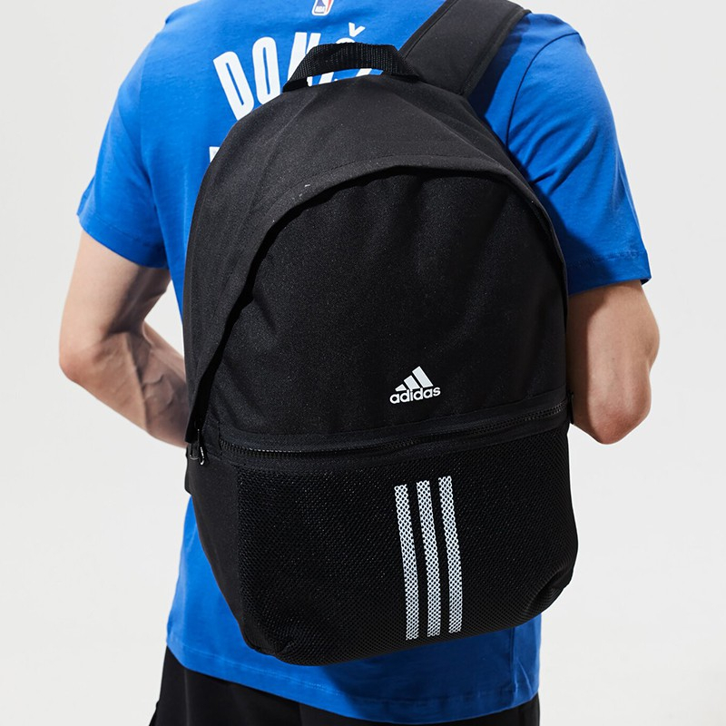 Balo Adidas 3 sọc chính hãng Classic 3-Stripes Unisex nam nữ Đen FS8331 USJP Sport