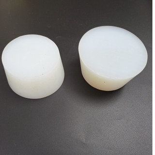 Nút đặc silicon nút Silicone bịt chai lọ cột sắc ký các cỡ không lỗ