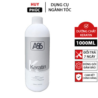 Keratin A86 chính hãng dưỡng chất phục hồi tóc A86 hư nát 1000ml