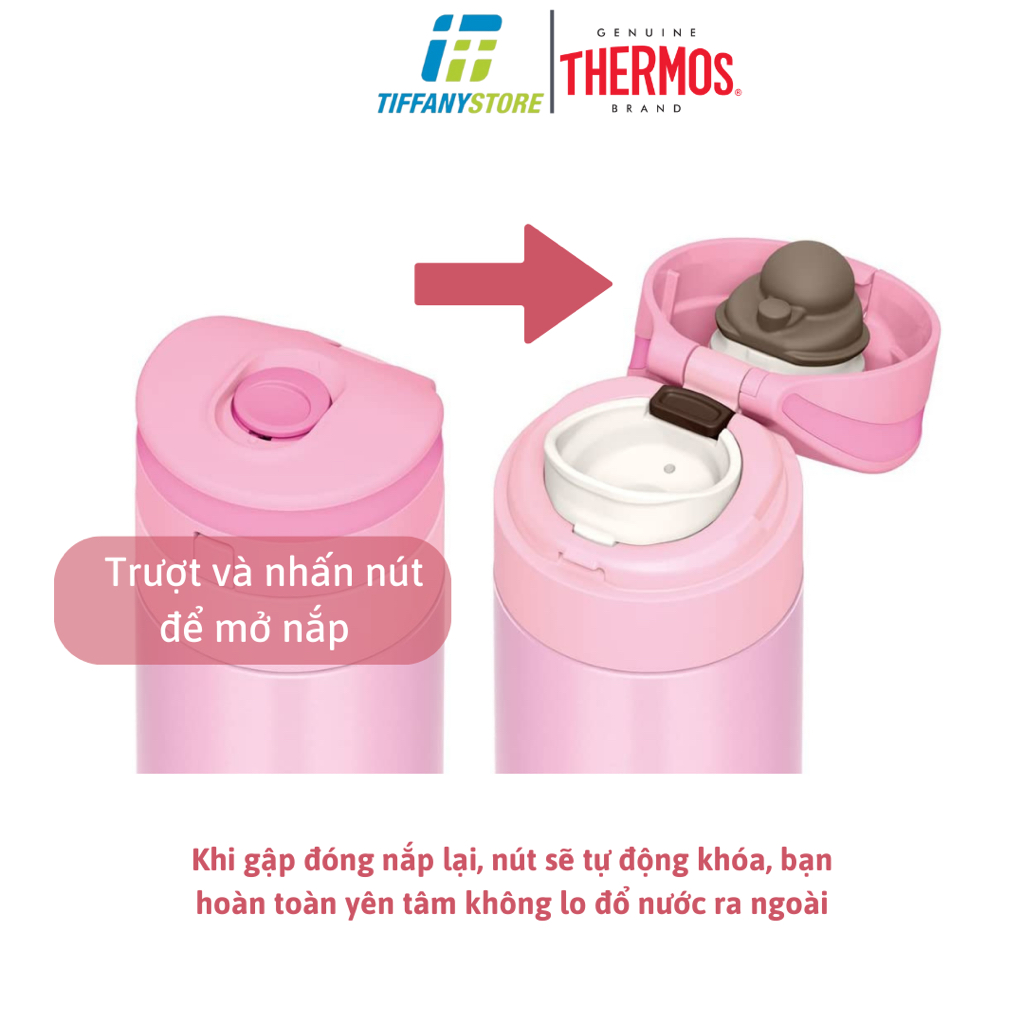 [Nội địa Nhật] Bình giữ nhiệt Thermos nội địa Nhật - 350ml - JNS-351 - 450ml - JNS-451 - Made in Philipines