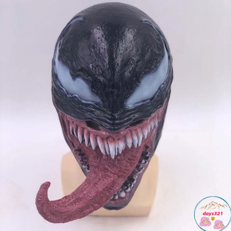 MẶT NẠ VENOM spiderman người nhện trùm đầu hóa trang lè lưỡi kjnh dị Marvel phù hợp cho Halloween hacker