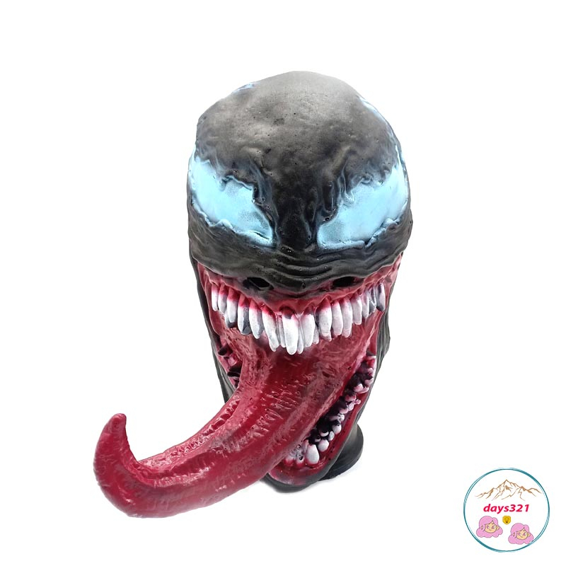 MẶT NẠ VENOM spiderman người nhện trùm đầu hóa trang lè lưỡi kjnh dị Marvel phù hợp cho Halloween hacker
