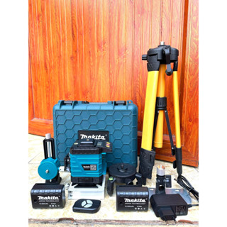 Máy bắn cốt máy cân bằng laser MAKITA 12 tia xanh có đèn báo pin kèm chân