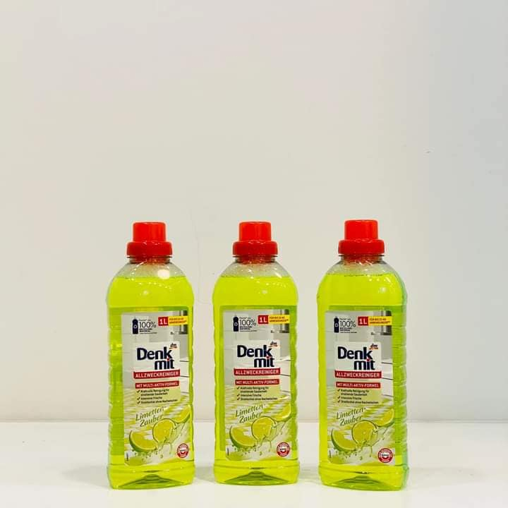 Hàng Đức - Nước lau sàn cao cấp Denkmit dung tích 1L hương hoa/ hương chanh thơm mát