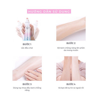 Xịt Chống Nắng Trắng Da Maycreate 150ML SPF35
