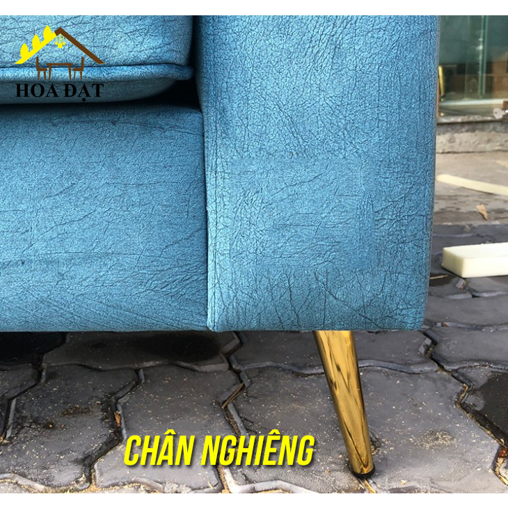 Chân Côn Sắt Ghế Sofa, Màu Vàng Gold Bằng Thép Xi Mạ Cao Cấp – Loại Nghiêng – Nhiều Kích Thước