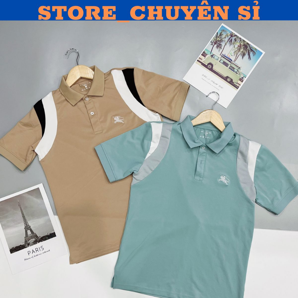 Áo thun nam POLO phối cổ bẻ đơn giản vải xuất xịn chuẩn form đẹp STORE_CHUYÊN SỈ