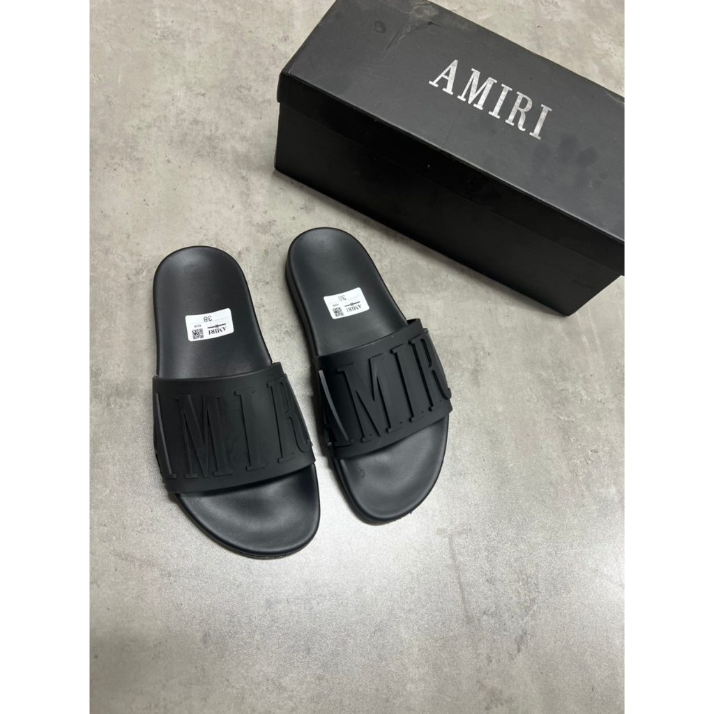 Dép Nam Quai Ngang Amiri OFF White Cao Cấp, Dép Nam đủ màu sắc đi học đi chơi êm chân - Dép Đẹp 2023