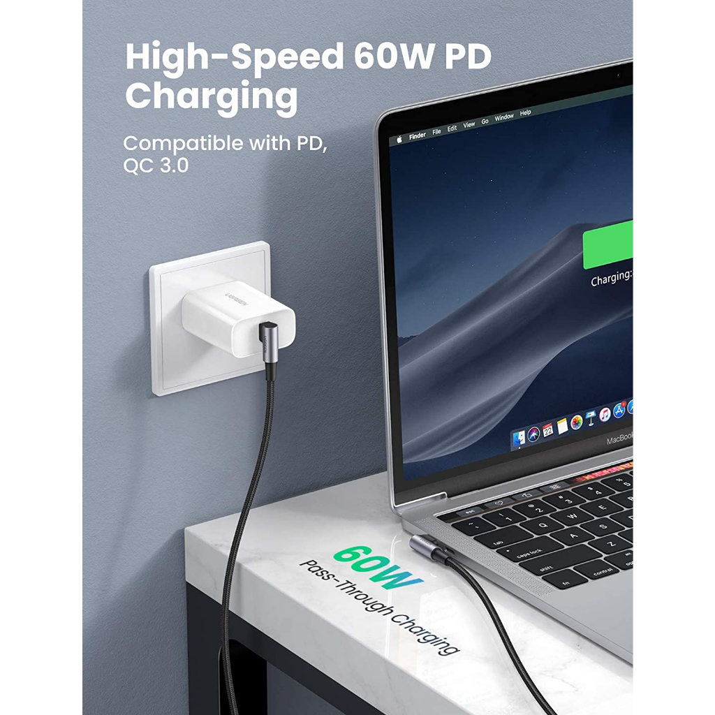 Cáp USB Type C 3.1 Ugreen US161 Chính Hãng 50751 50450