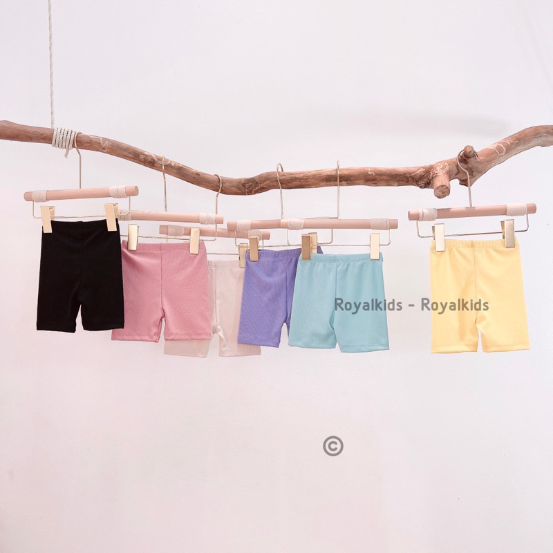 Quần đùi legging cho bé gái chất thun tăm lạnh co giãn 4c | BigBuy360 - bigbuy360.vn