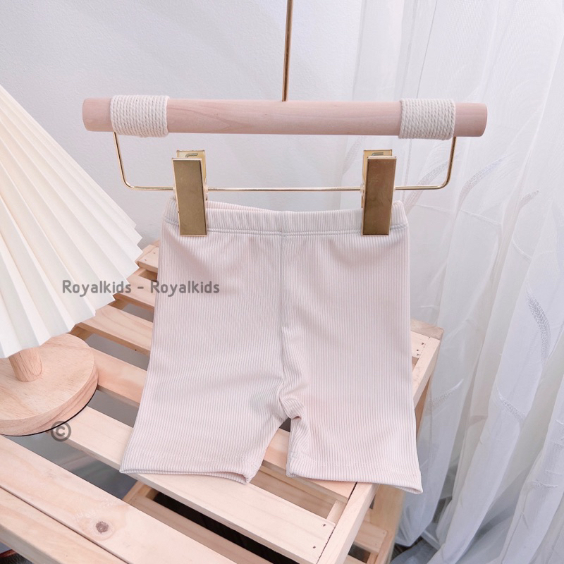 Quần đùi legging cho bé gái chất thun tăm lạnh co giãn 4c | BigBuy360 - bigbuy360.vn