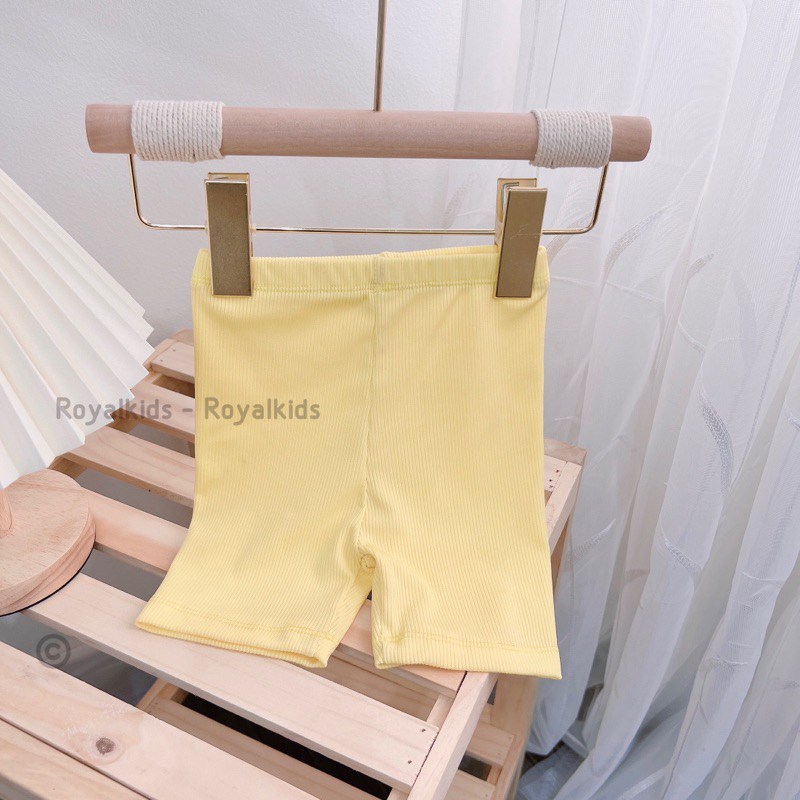 Quần đùi legging cho bé gái chất thun tăm lạnh co giãn 4c | BigBuy360 - bigbuy360.vn