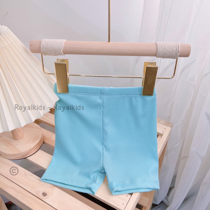 Quần đùi legging cho bé gái chất thun tăm lạnh co giãn 4c | BigBuy360 - bigbuy360.vn