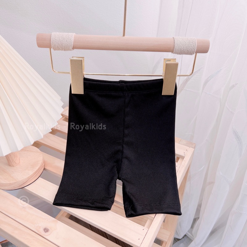 Quần đùi legging cho bé gái chất thun tăm lạnh co giãn 4c | BigBuy360 - bigbuy360.vn