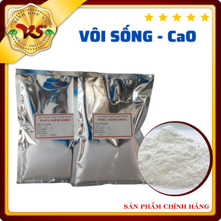 CaO - Vôi Nung Dùng trong nông nghiệp - 1kg