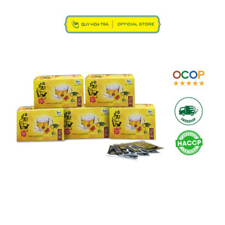 Combo 3 Hộp Trà Hoa Vàng túi lọc - Quy Hoa Trà