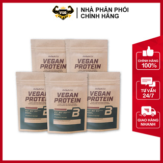 Combo 05 Gói Dùng Thử Whey Protein Thực Vật Vegan Protein BiotechUSA Date