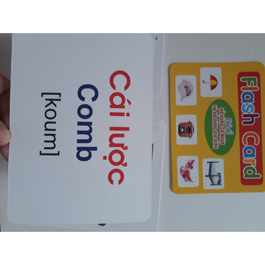 Thẻ học chủ đề đồ dùng gia đình