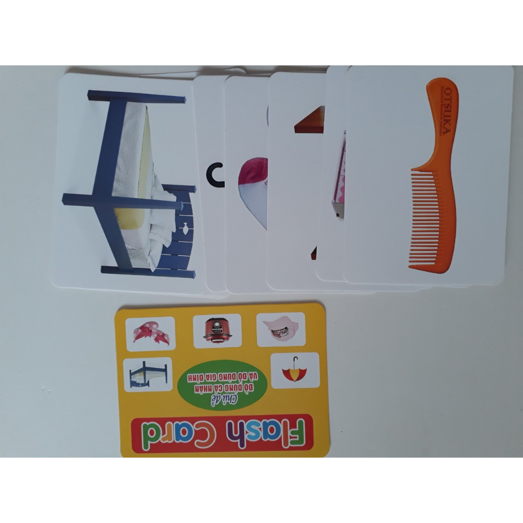 Thẻ học chủ đề đồ dùng gia đình