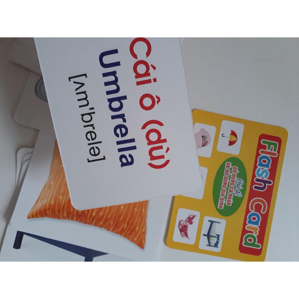 Thẻ học chủ đề đồ dùng gia đình