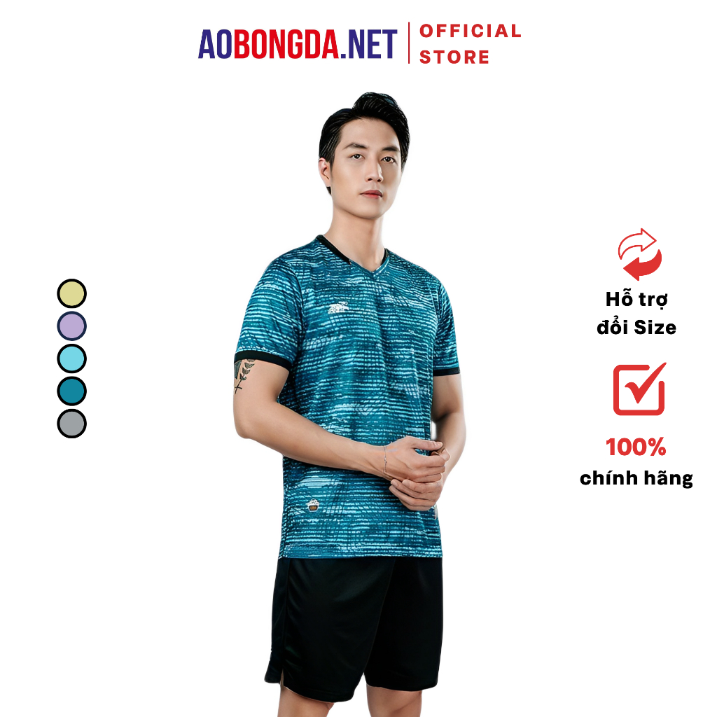 Bộ Quần Áo Đá Bóng Riki Spec Kết Cấu Vải Co Dãn 4 Chiều Mềm Nhẹ, Thông Thoáng Thấm Hút Mồ Hôi