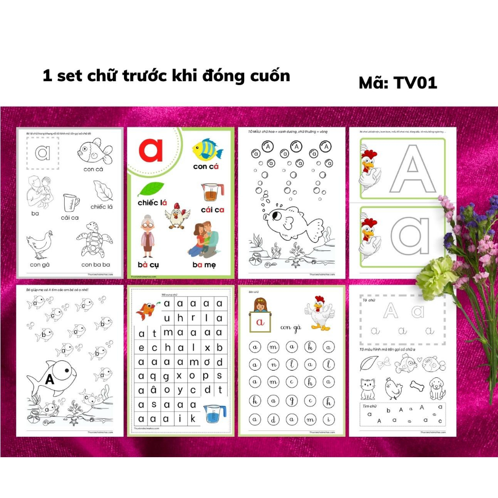 Flash card chữ cái giúp bé học chữ thật dễ dàng hơn 200 thẻ gồm 6 hoạt động