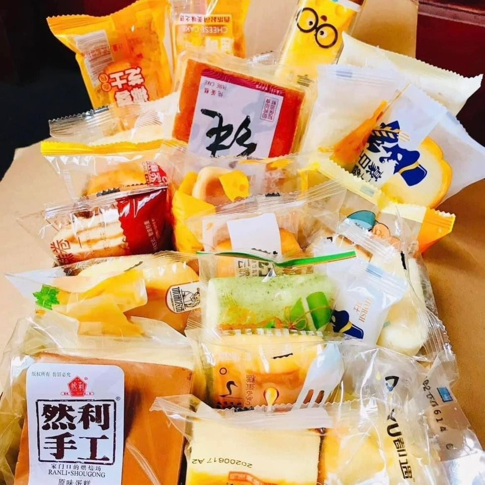Bánh Đài Loan Mix Đủ Vị 1kg bánh ngon loại 1 chất lượng cao