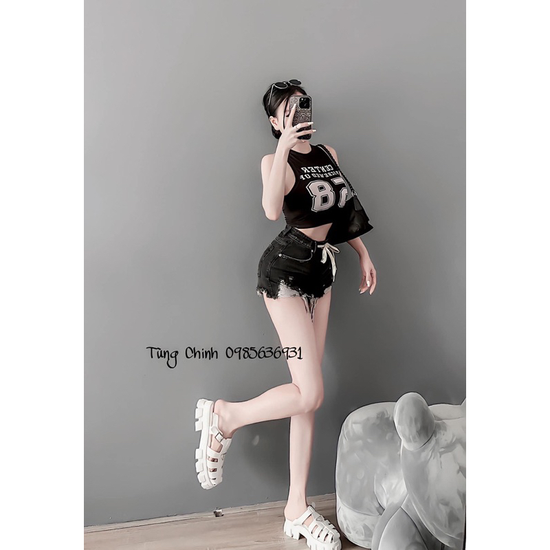 Áo Thun 3 Lỗ Croptop 58 CENTER Sát Nách ....