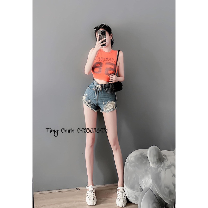 Áo Thun 3 Lỗ Croptop 58 CENTER Sát Nách ....