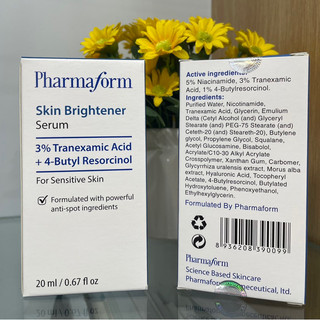 Pharmaform Skin Brightener Serum tinh chất dưỡng, làm sáng và đều màu da