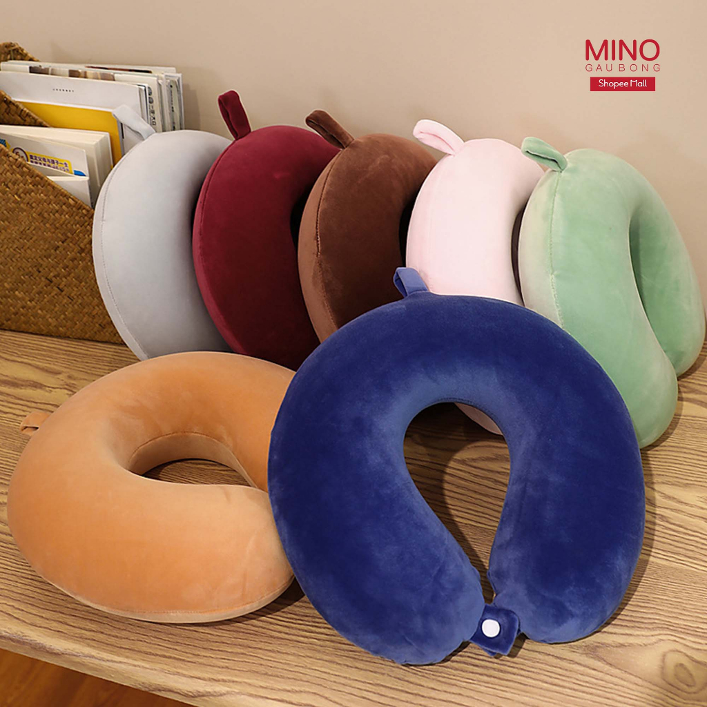 Gối Chữ U Trơn Đủ Màu Cao Cấp Giá Rẻ MINO STORE TH118