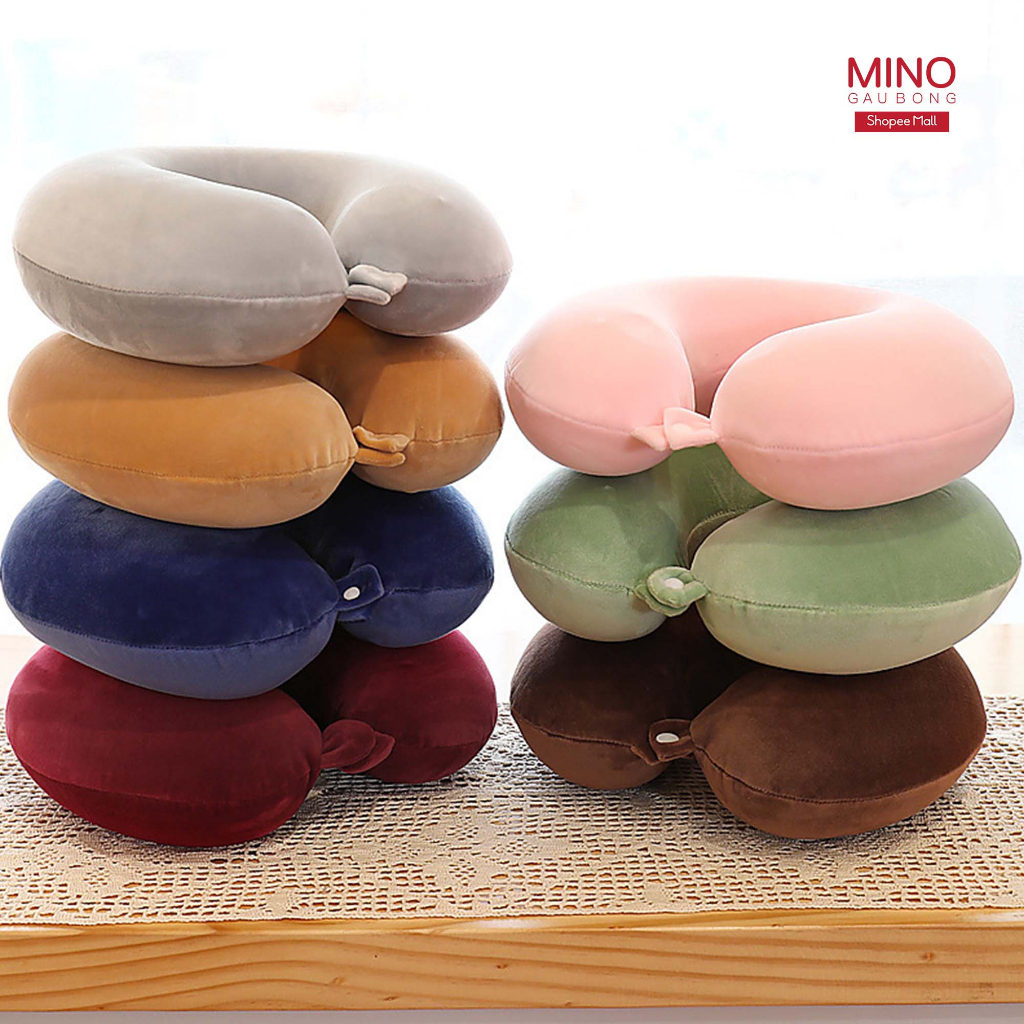 Gối Chữ U Trơn Đủ Màu Cao Cấp Giá Rẻ MINO STORE TH118