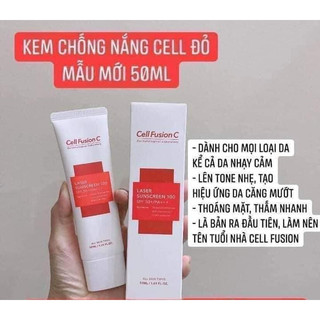 Kem chống nắng cell fusion C hồng 50ml