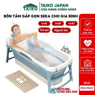 Bồn Tắm Gấp Gọn TAIKOMI Dành Cho Cả Gia Đình, Dùng Để Tắm, Ngâm Nước Ấm, Ngâm Thuốc, Tinh Dầu Thư Giãn Giải Că