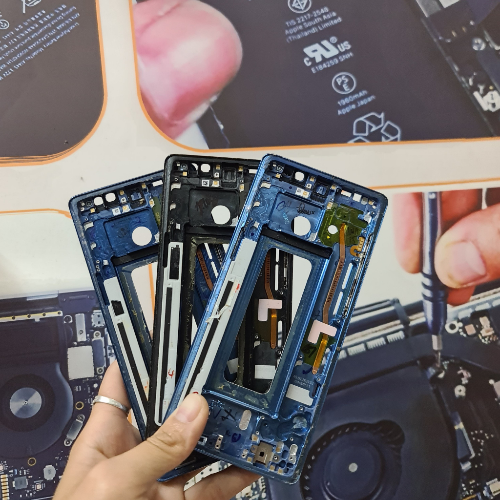 Khung Xương Viền Samsung Note 8 - Blacket Samsung Galaxy Note8 N950 Zin Bóc Máy